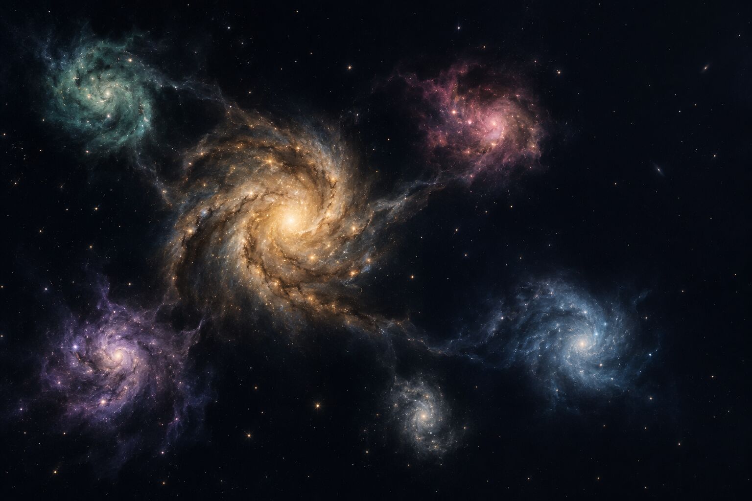 由多片星系组成的人生宇宙